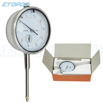 Прецизионный инструмент 0-10 мм 0-25 мм 0-30 мм Шкала индикатора калибра 0,01 мм Инструмент для измерения точности инструментов