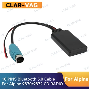 Для Alpine для alpine KCE-236B CDE-9872 Автомобильный модуль Bluetooth 5.0 Адаптер приемника Радио Стерео Адаптер кабеля AUX