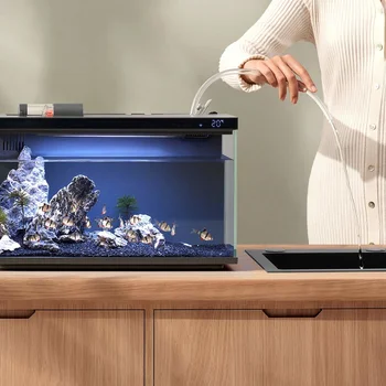 Новый Оригинальный Умный аквариум MYG100 для рыб Работает с приложением Mijia, дистанционным питанием с мобильным управлением, умной системой освещения Light Aquarium