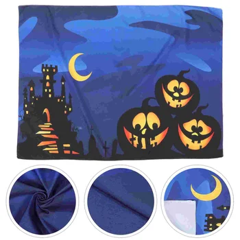 Фон для Хэллоуина, Настенное одеяло из ткани на Хэллоуин, декорации для декораций, украшающие фото-вечеринку в помещении