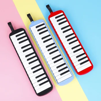 32 клавиши Пианино Мелодическая трубка Духовая трубка Губная гармошка Клавишный инструмент для любителей музыки начинающих Подарок с сумкой для переноски