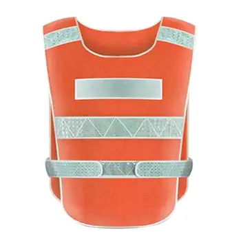 Оранжевая светоотражающая защитная конструкция для ночного бега