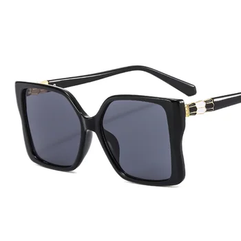Модные солнцезащитные очки-бабочки для женщин в большой оправе, женские Ретро-моды, Персонализированные Солнцезащитные очки Street Shot