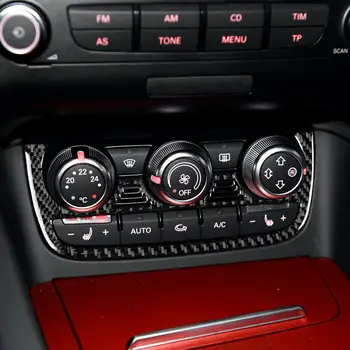 Наклейка из углеродного волокна, замена декоративной крышки панели кнопок управления кондиционером для Audi TT 8n 8J MK123 TTRS 2008-2014