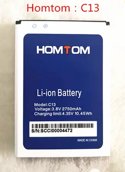 Новый аккумулятор емкостью 2750 мАч для мобильного телефона Homtom C13