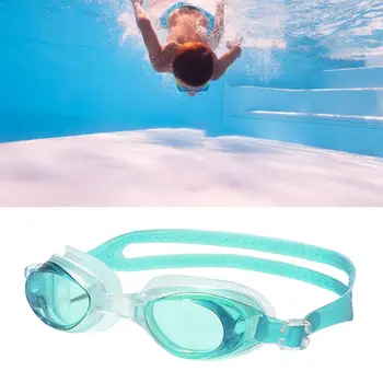 Очки для плавания с переносным чехлом, защита от запотевания, мягкая силиконовая переносица для плавания