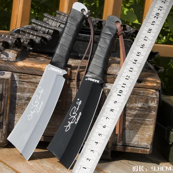 Сталь 7CR13MOV с фиксированным лезвием, охотничий нож wilderness Bowie knives, походный нож для защиты от кемпинга, спасательный нож, боевой нож