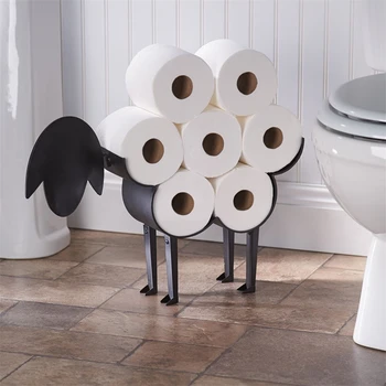 Декоративный держатель для туалетной бумаги с овцами, отдельно стоящий для хранения салфеток в ванной, Держатель для туалетных рулонов, Бумага для хранения утюга в ванной