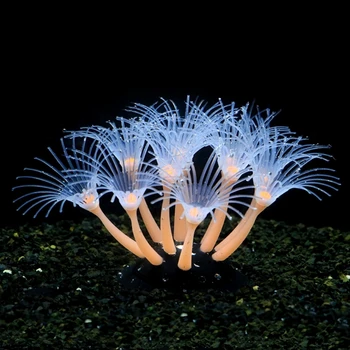Светящиеся коралловые поделки Имитация кораллового аквариума Ландшафтное украшение Прямая доставка
