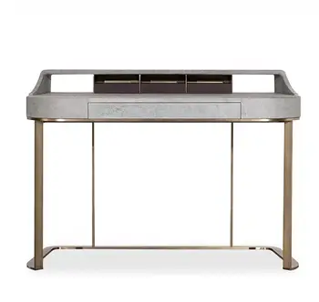 Индивидуальный итальянский роскошный письменный стол, современный и простой скандинавский роскошный письменный стол, рабочий стол и небольшой квартирный письменный стол