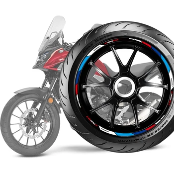 Наклейки на ступицу колеса мотоцикла, используемые для аксессуаров HONDA CB500X, Светоотражающие комплекты для защиты обода велосипеда, наклейки