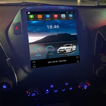 Для Hyundai Tucson 2 LM IX35 2009-2015 Для Tesla стиль экран Автомобиля Радио Мультимедийный Видеоплеер Навигация GPS Android Без 2din